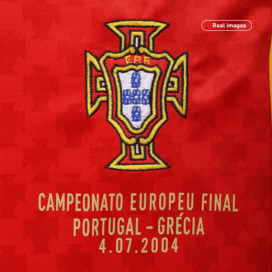 Maillot de football vintage domicile Portugal 2004 - Finale de l'Euro
