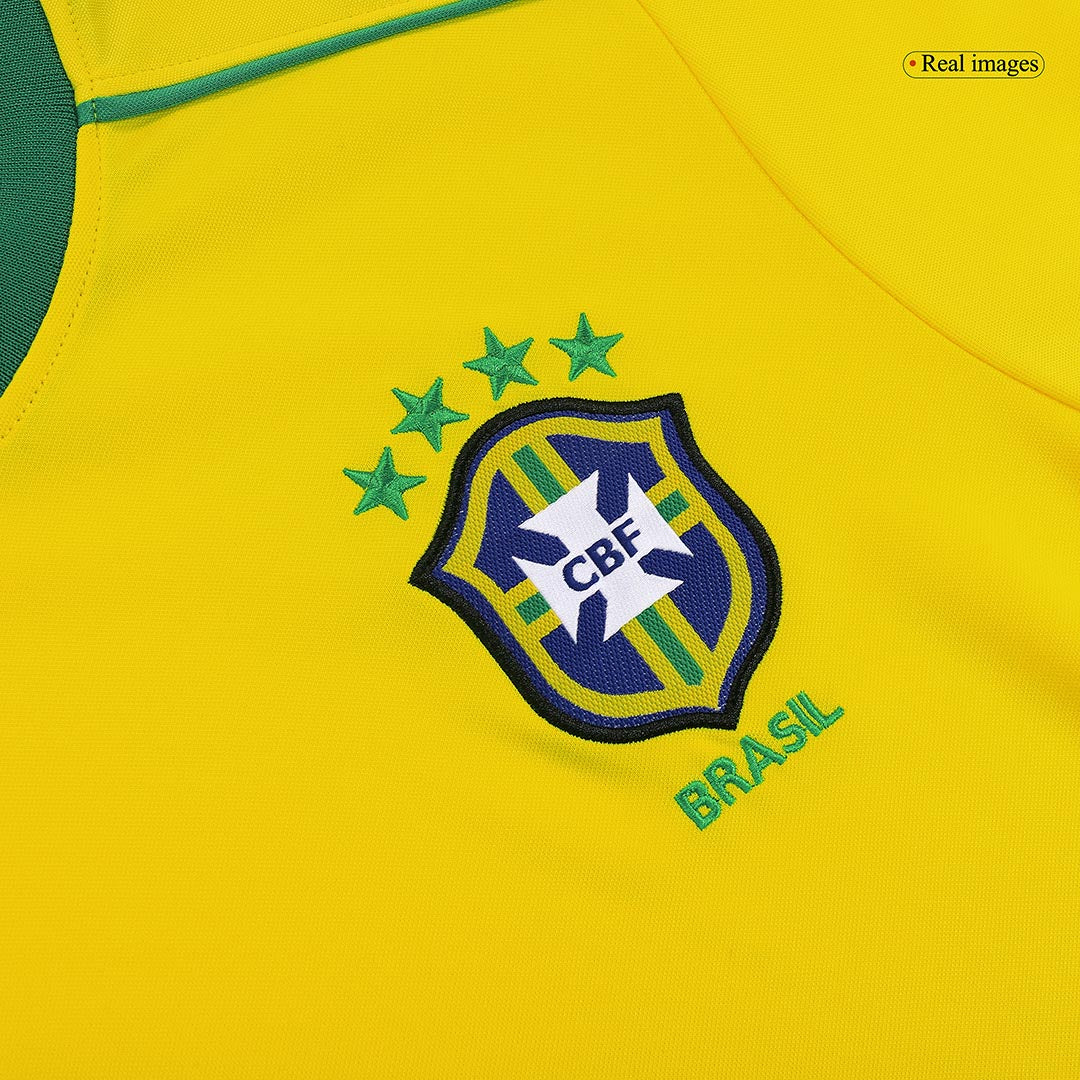 Maillot de football rétro domicile du Brésil 1998