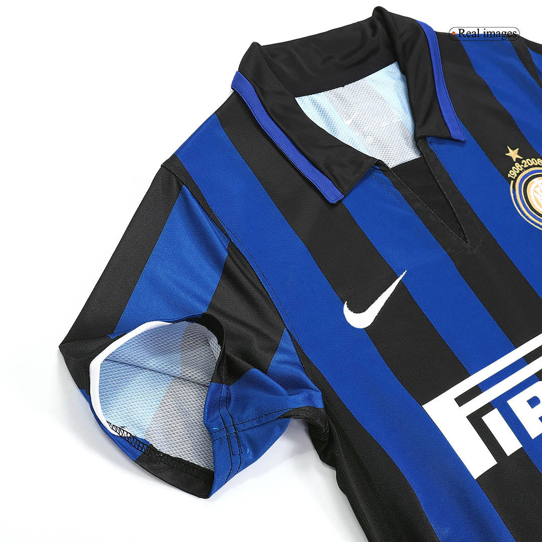 Maillot de football rétro domicile Inter Milan 2007/08