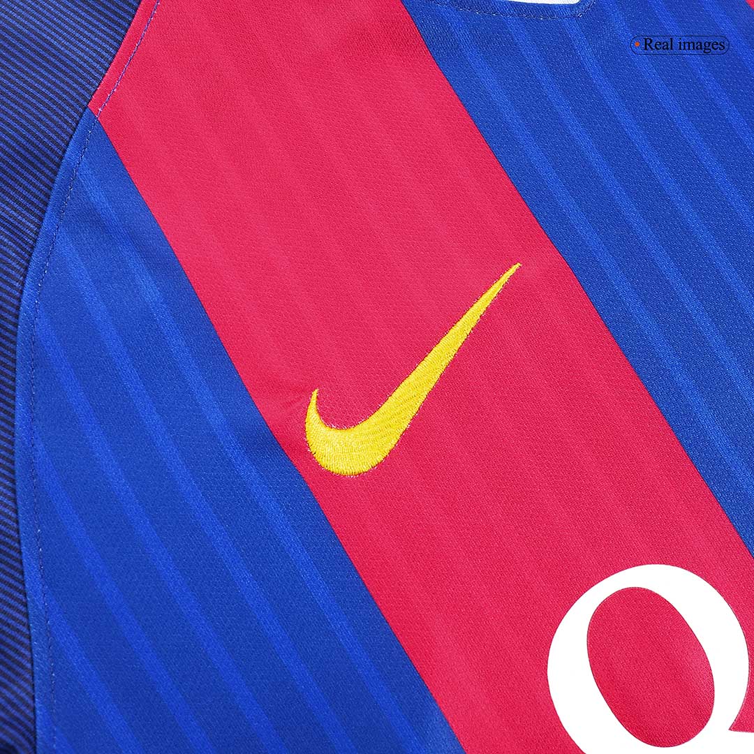 Maillot de football rétro domicile de Barcelone 2016/17