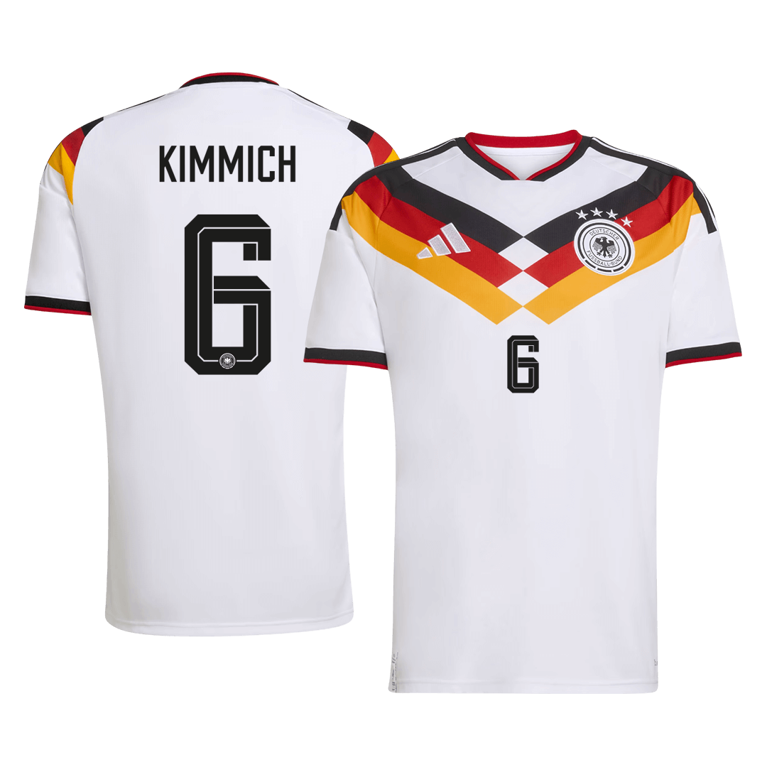 Maillot domicile Allemagne KIMMICH homme, numéro 6, Coupe du Monde 2026