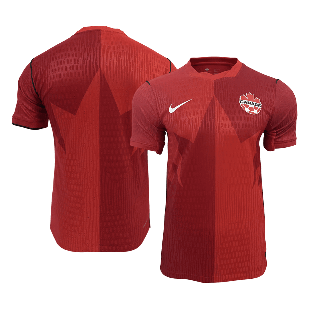 Maillot de football Canadien pour homme, édition domicile pour la Coupe du Monde 2026 - Coupe ajustée