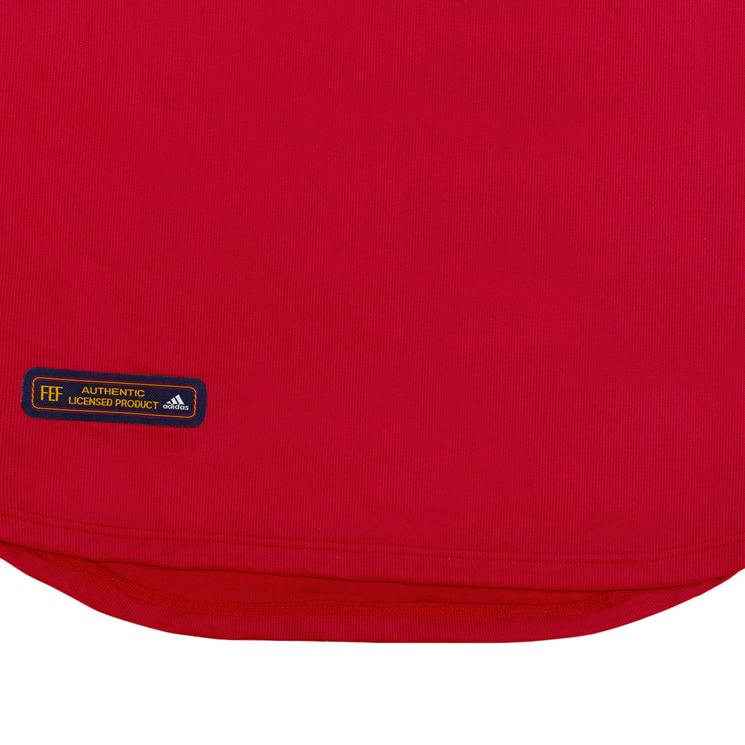 Maillot de football rétro domicile de l'équipe nationale espagnole de l'an 2000