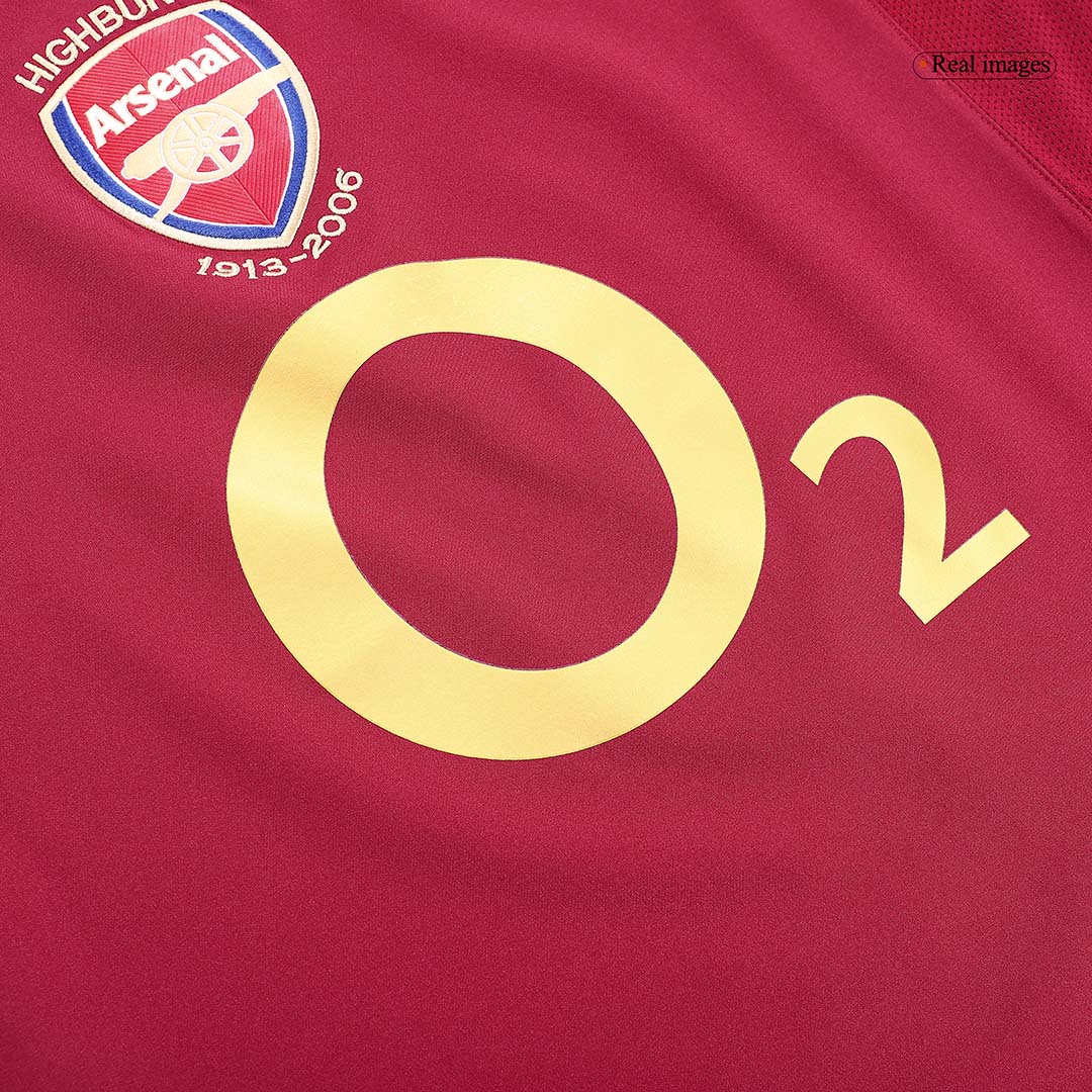 Maillot de football rétro domicile Arsenal 2005/06