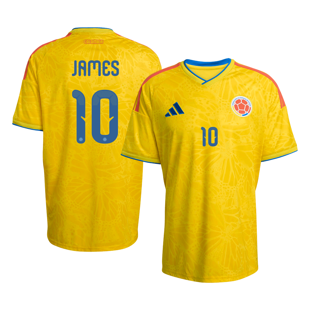 Maillot domicile pour homme Colombie, JAMES #10, Coupe du Monde 2026