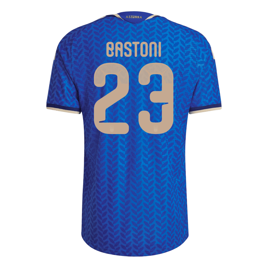 Maillot domicile Italie BASTONI #23 pour homme, Coupe du Monde 2026 - Coupe ajustée