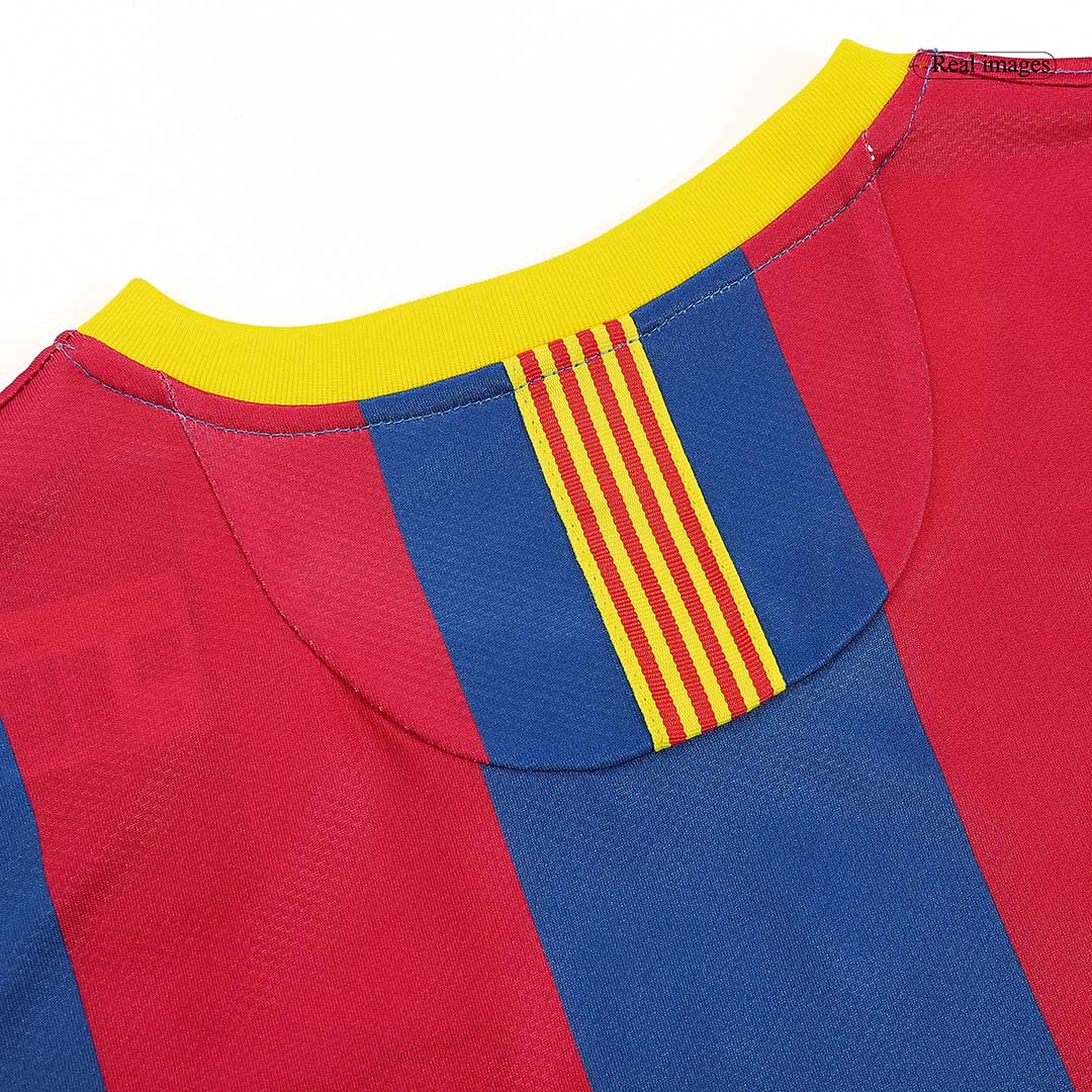 Maillot de football rétro domicile de Barcelone 2010/11