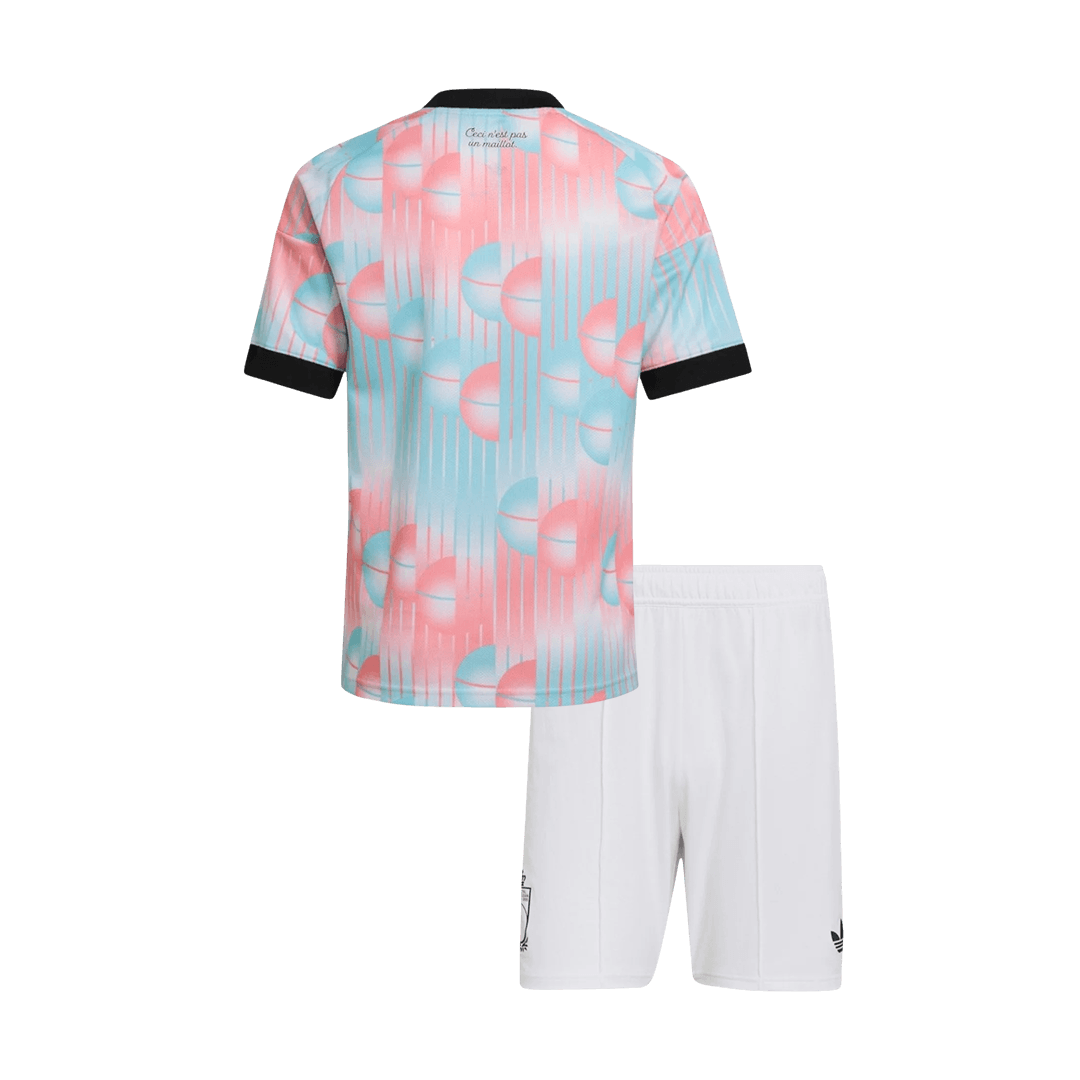 Kit extérieur enfant Belgique (maillot + short) pour la Coupe du Monde 2026