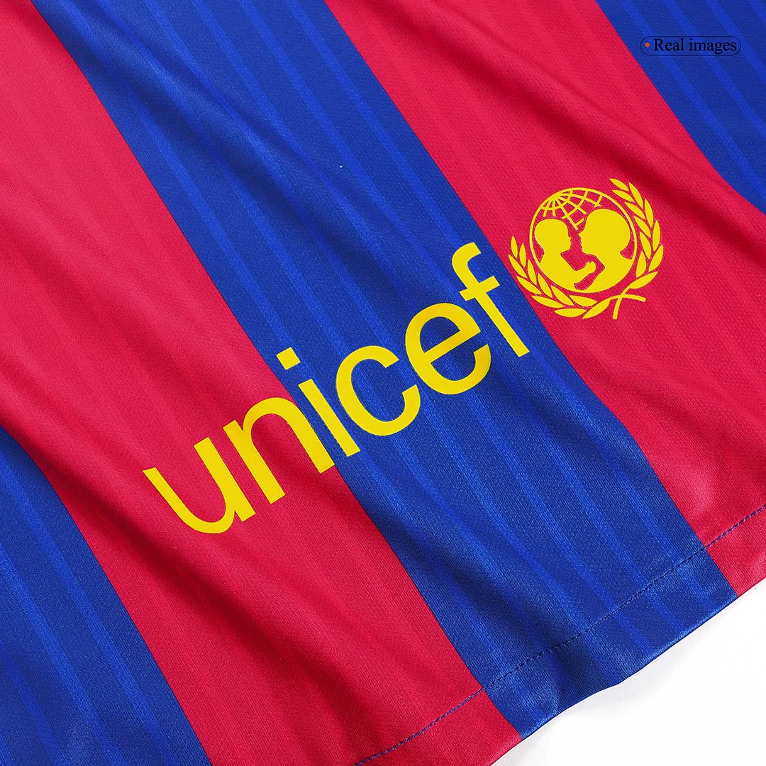 Maillot de football rétro domicile de Barcelone 2016/17