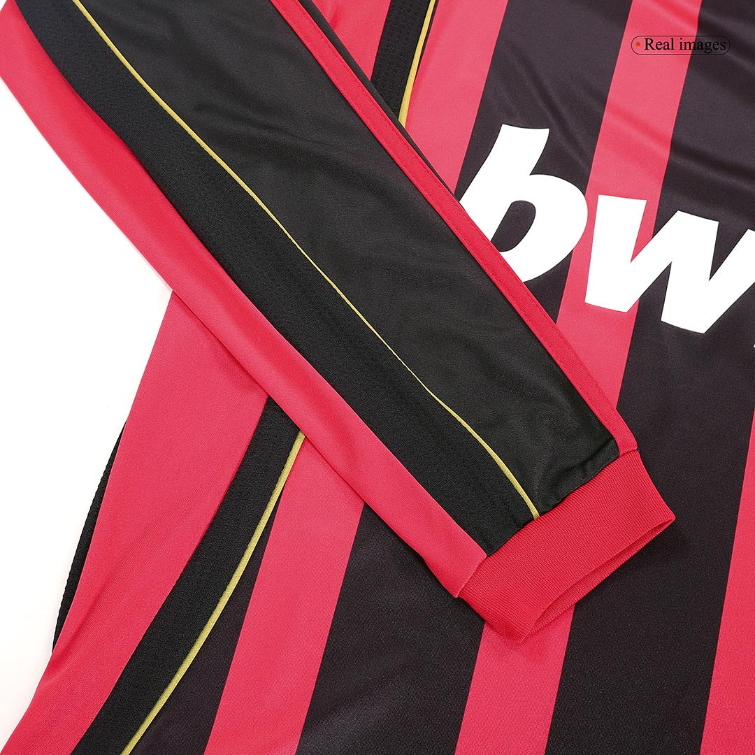 Camiseta de fútbol retro de manga larga de local del AC Milan 2006/07