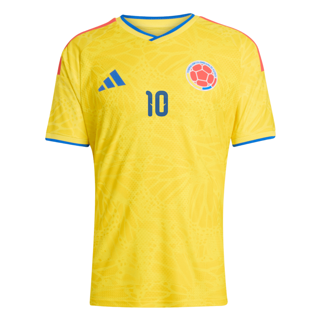 Maillot domicile homme Colombie, JAMES #10, Coupe du Monde 2026 - Coupe ajustée