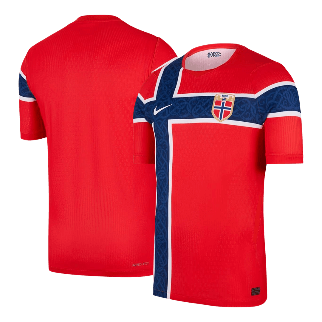 Camiseta de local de Noruega para hombre, Copa Mundial 2026 - Corte ajustado