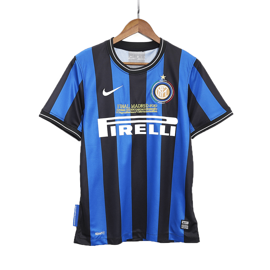 Maillot de football rétro domicile Inter Milan 2009/10 - Finale de l'UCL