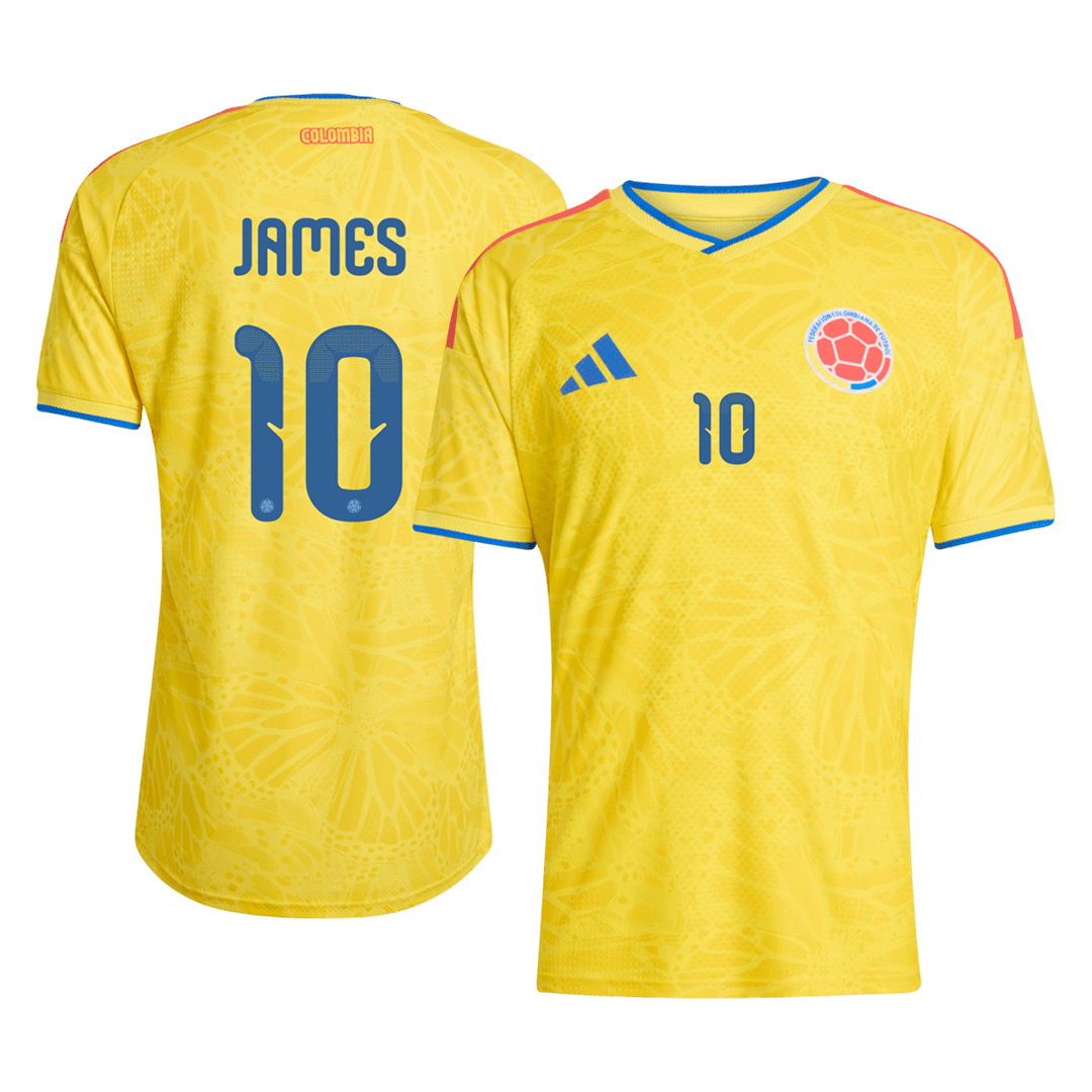 Maillot domicile homme Colombie, JAMES #10, Coupe du Monde 2026 - Coupe ajustée