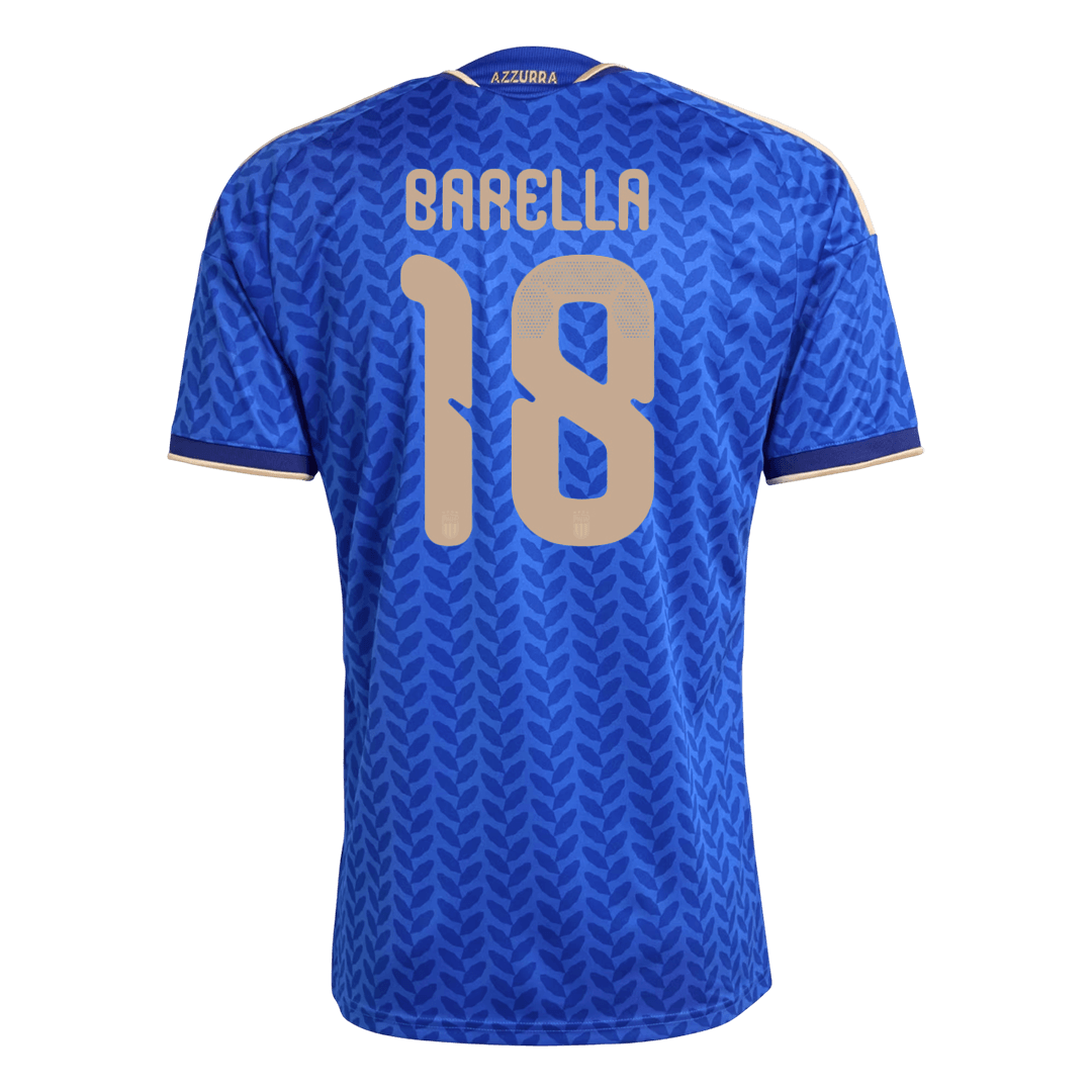 Maillot domicile Italie BARELLA #18 Coupe du Monde 2026 (homme)