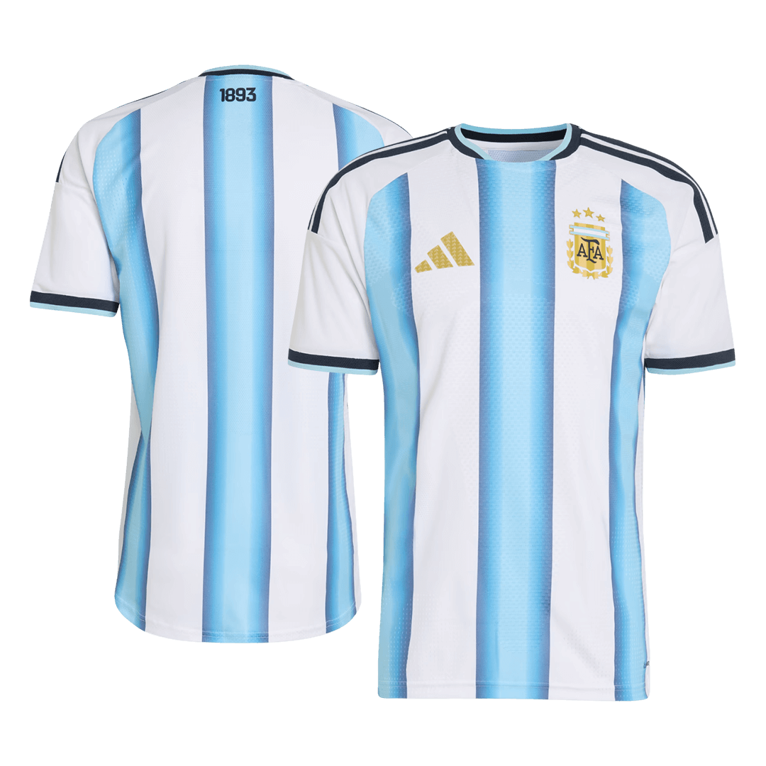 Maillot domicile Argentine pour homme, version Coupe du Monde 2026 - Coupe ajustée