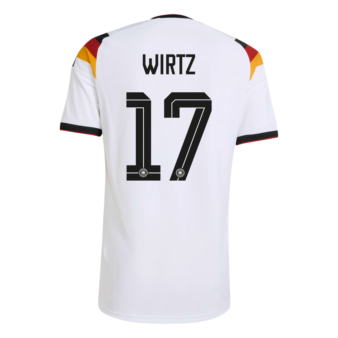 Maillot domicile Allemagne WIRTZ #17 homme, Coupe du Monde 2026 - Coupe slim