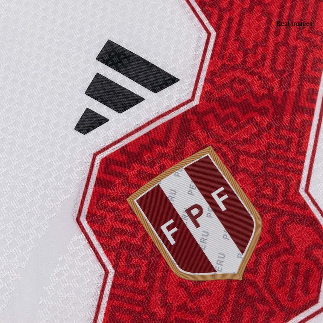 Camiseta de local de Perú para hombre, versión Mundial 2026 - Corte ajustado
