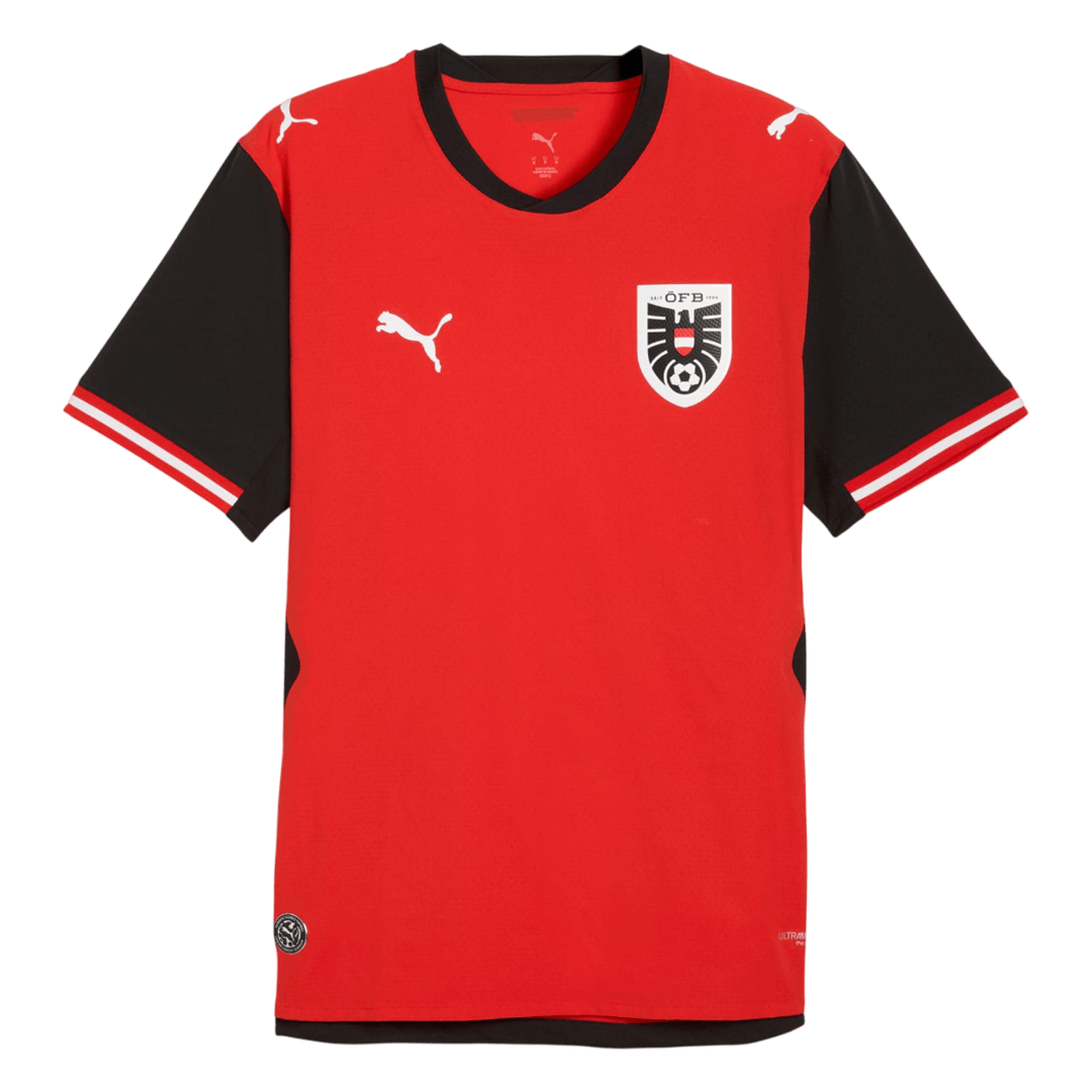 Maillot domicile Autriche pour homme, version Coupe du Monde 2026 - Coupe ajustée