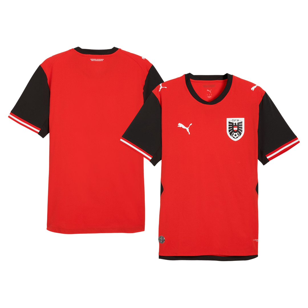Maillot domicile Autriche pour homme, version Coupe du Monde 2026 - Coupe ajustée
