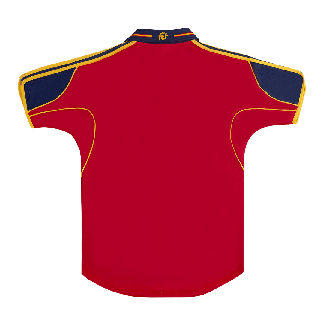 Camiseta de fútbol retro de la selección española de fútbol local del año 2000