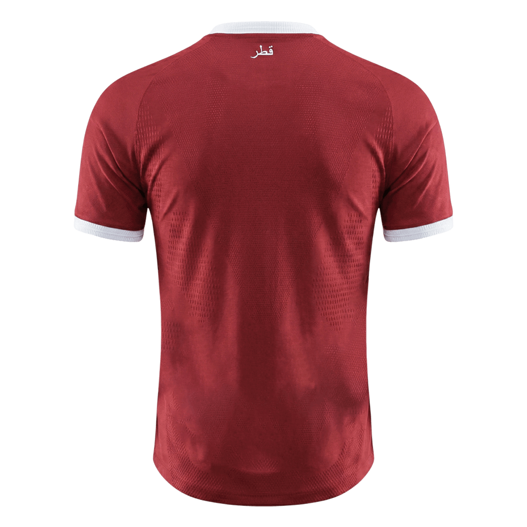 Camiseta de local de Qatar para hombre, versión Mundial 2026 - Corte ajustado
