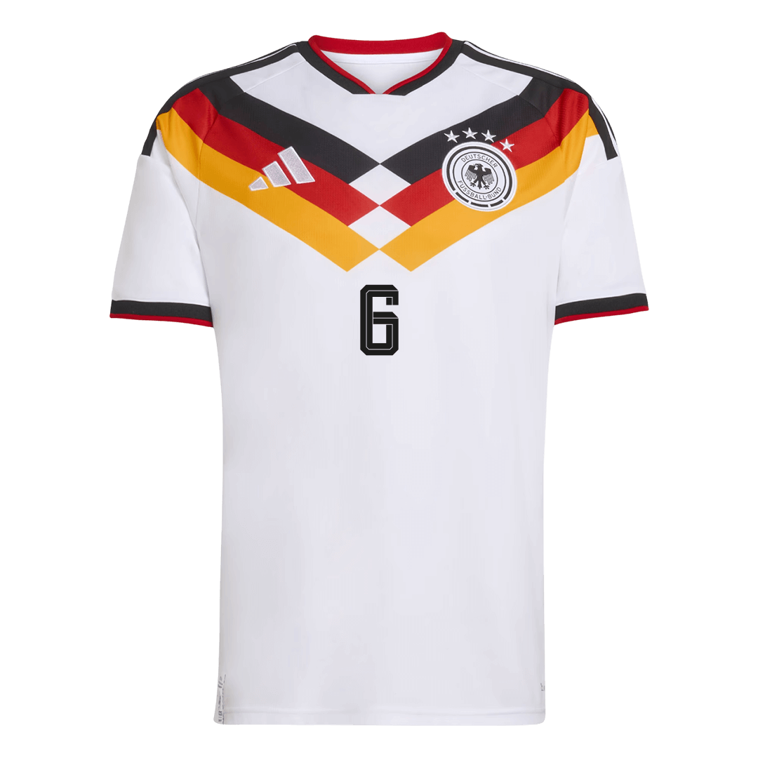 Maillot domicile Allemagne KIMMICH homme, numéro 6, Coupe du Monde 2026