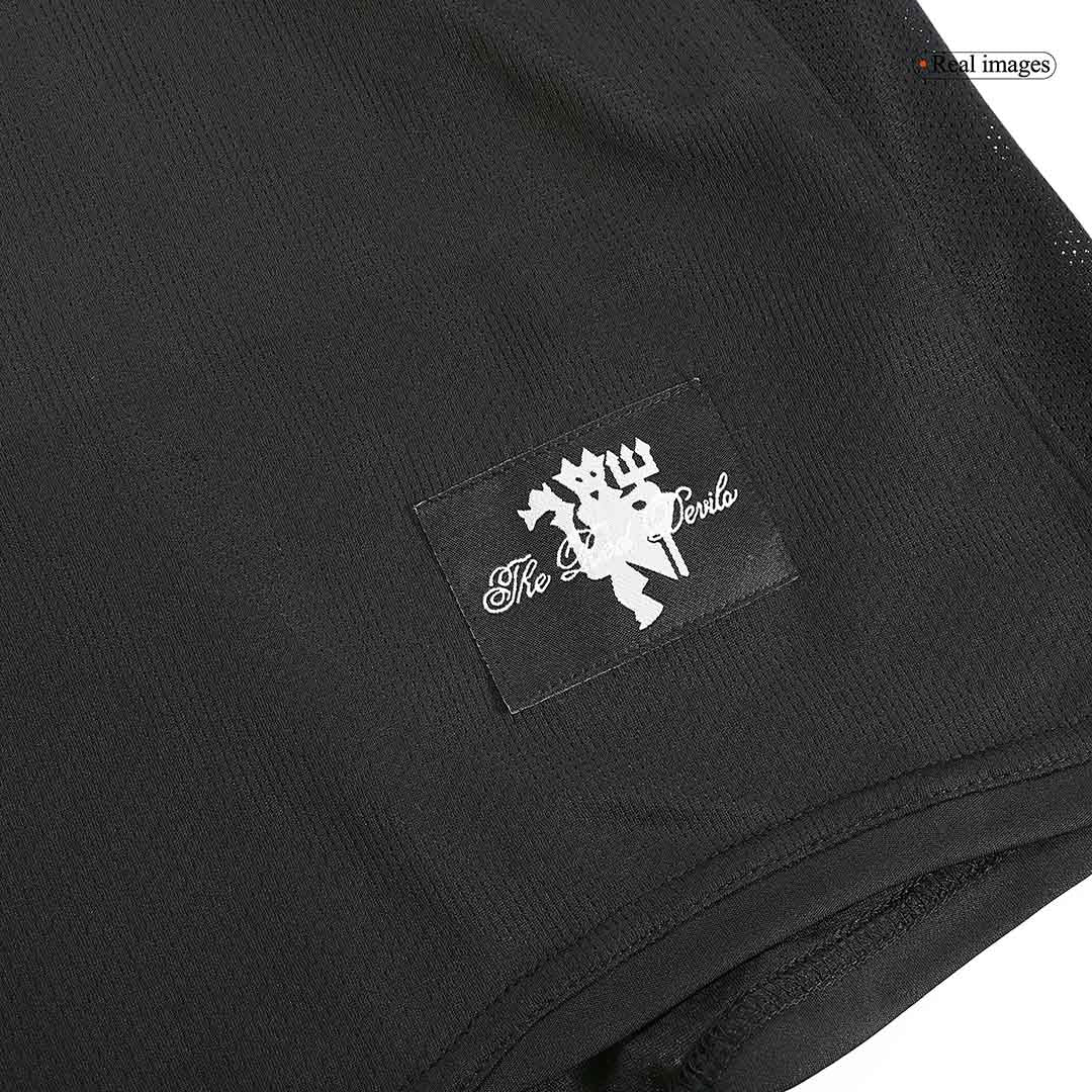 Maillot de football rétro à manches longues du Manchester United, extérieur 2007/08