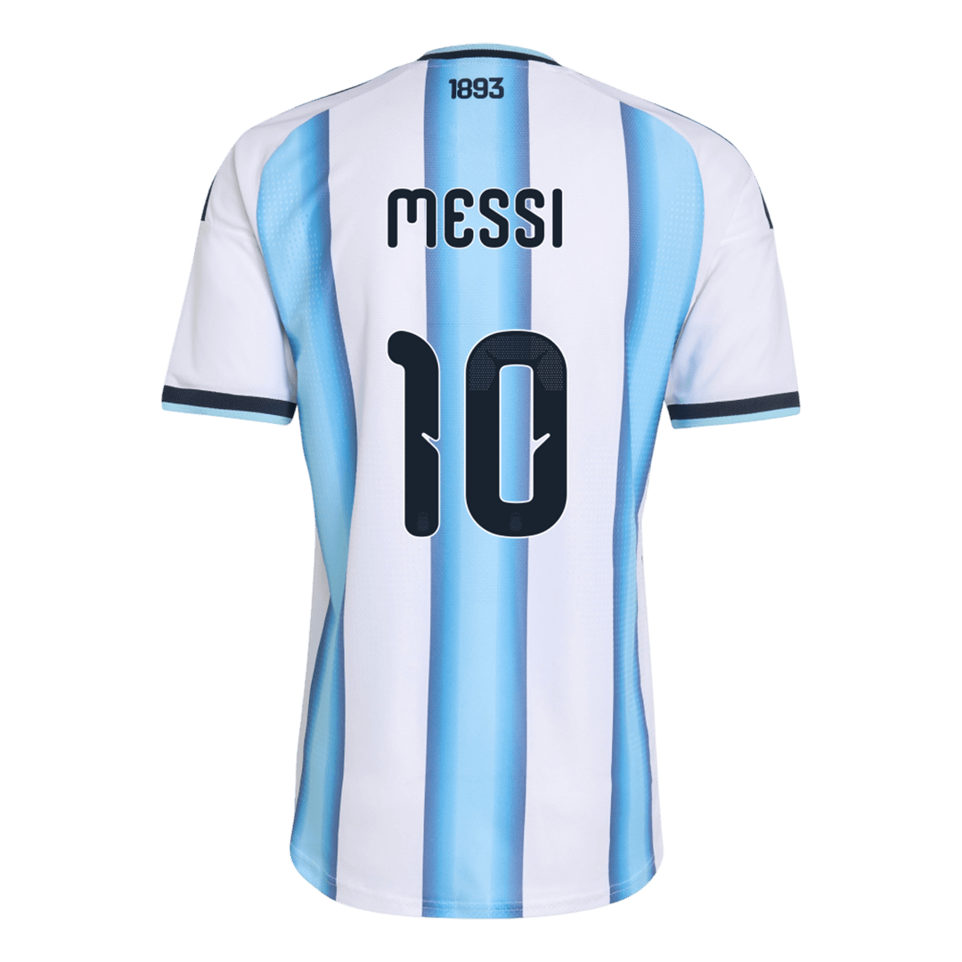 Maillot domicile Argentine homme, MESSI #10, Coupe du Monde 2026, version football - Coupe slim