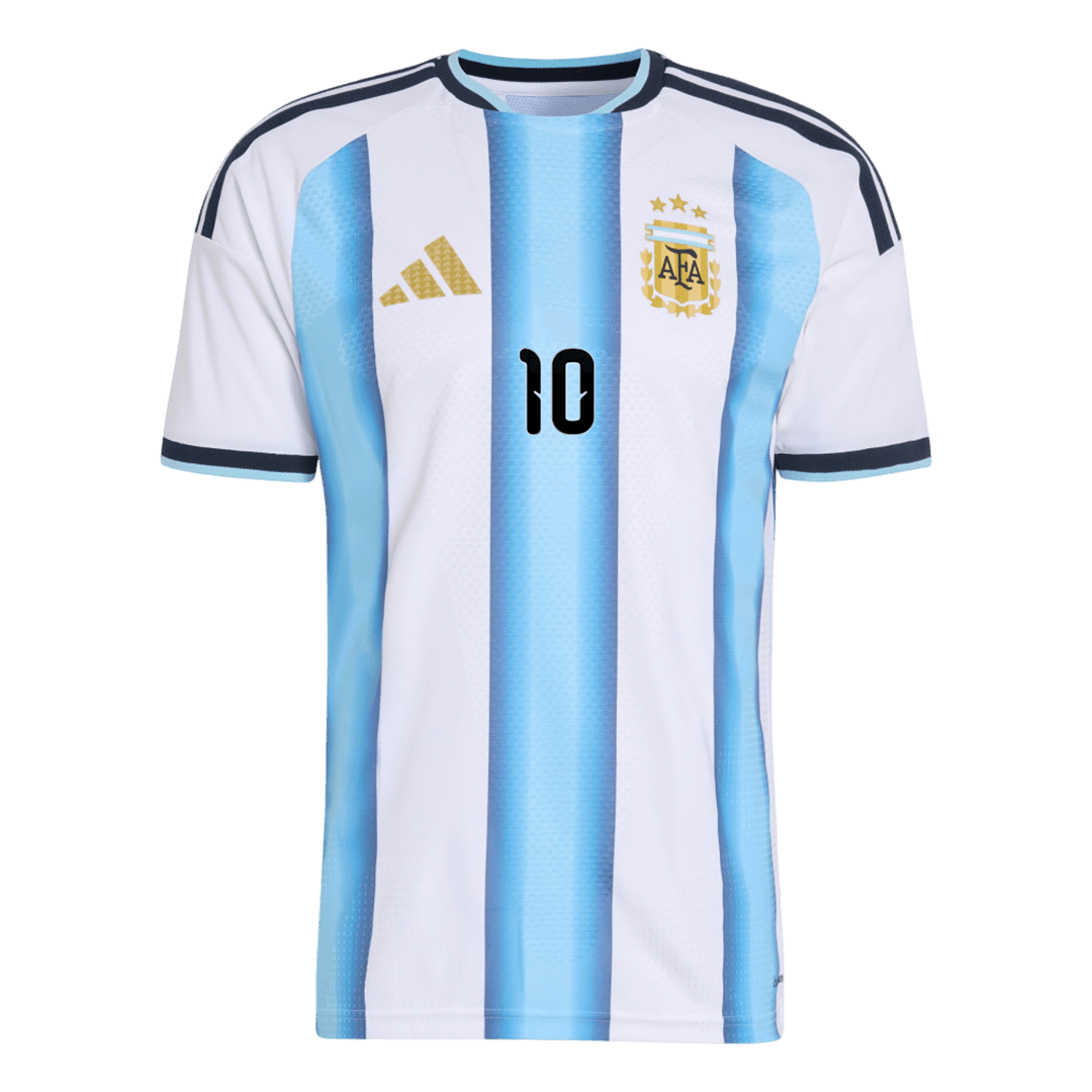 Maillot domicile Argentine homme, MESSI #10, Coupe du Monde 2026, version football - Coupe slim