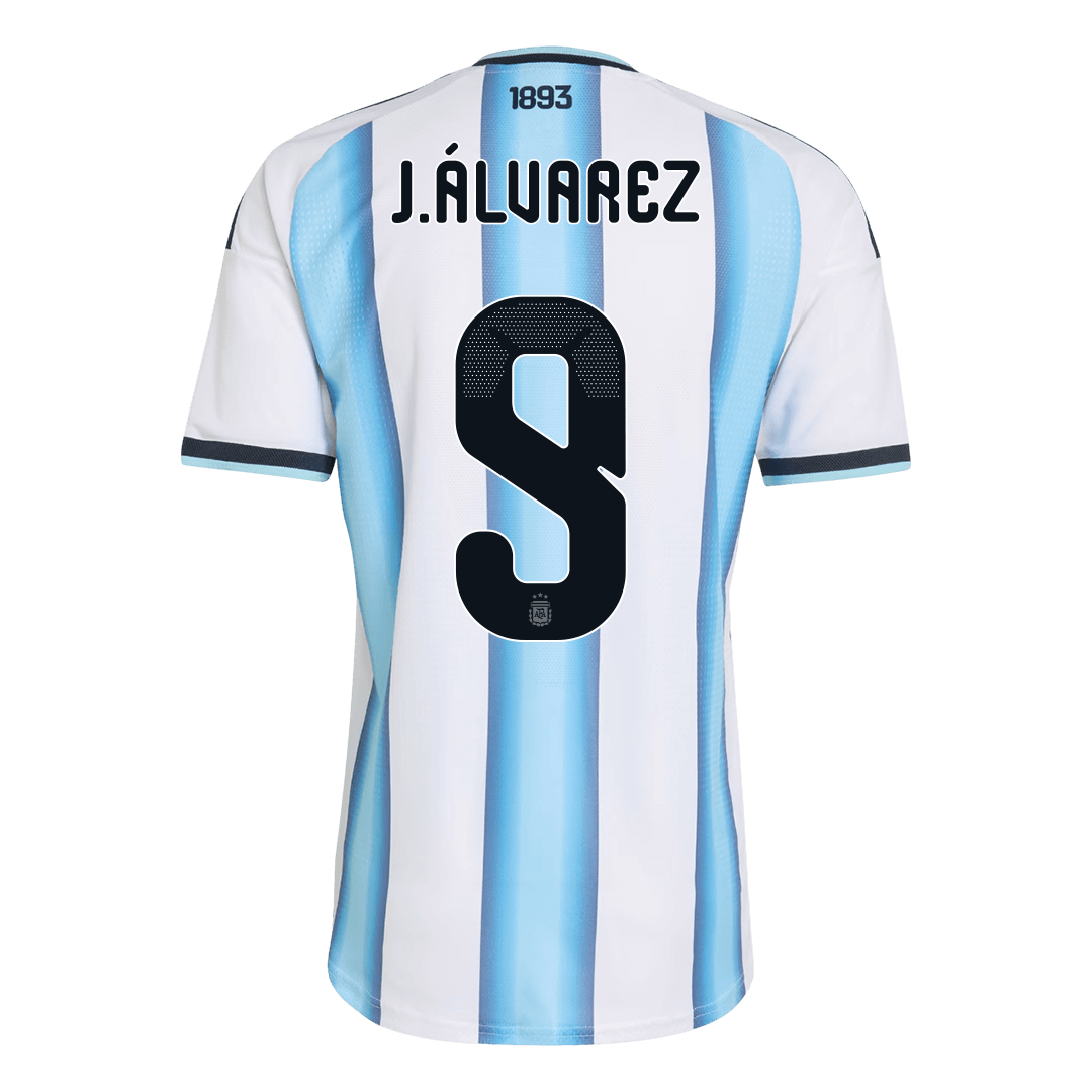 Maillot domicile Argentine H. ÁLVAREZ #9 homme, Coupe du Monde 2026 - Coupe slim