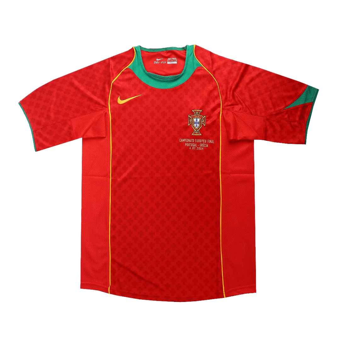 Maillot de football vintage domicile Portugal 2004 - Finale de l'Euro