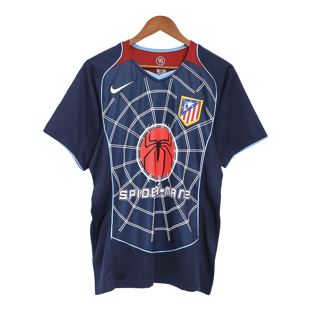 Maillot de football rétro extérieur de l'Atlético de Madrid 2004/05