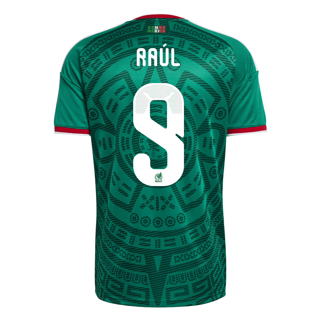 Maillot domicile homme Mexique Raúl #9 Coupe du Monde 2026