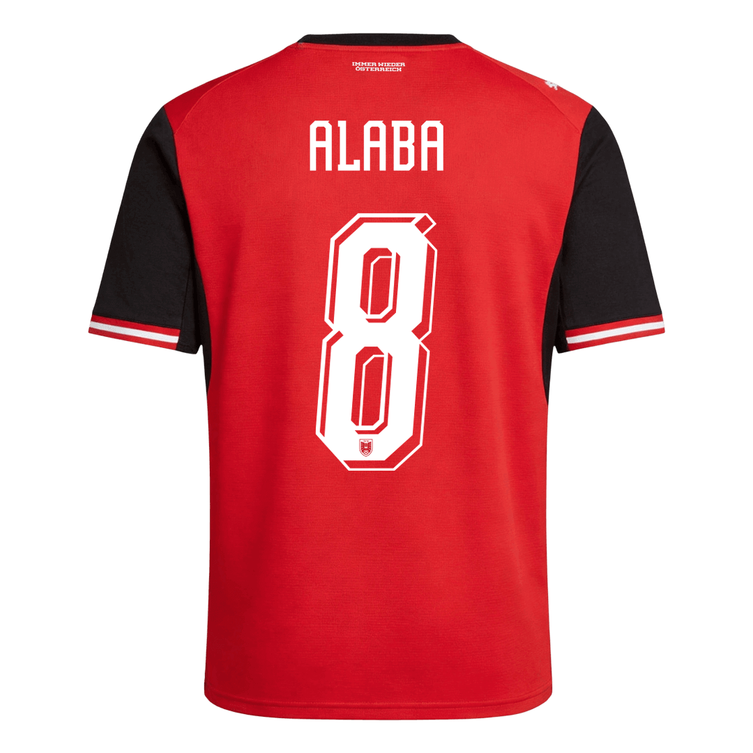 Camiseta Austria ALABA local #8 hombre Copa Mundial 2026