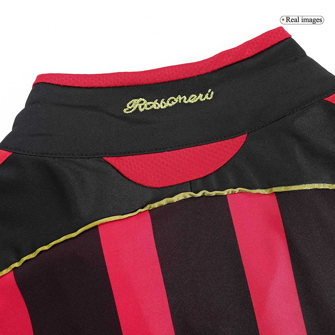 Maillot de football rétro domicile de l'AC Milan 2006/07