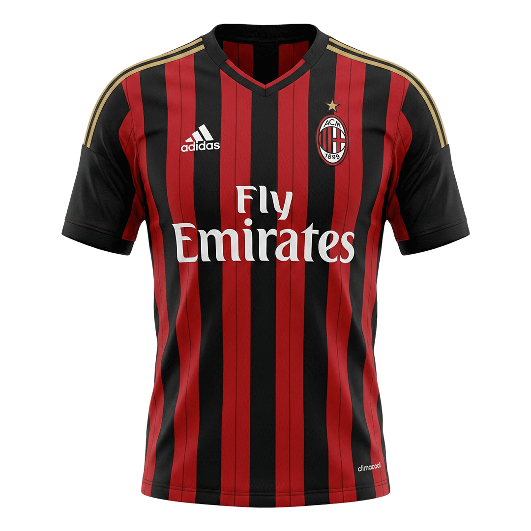 Maillot de foot rétro domicile AC Milan 2013/14