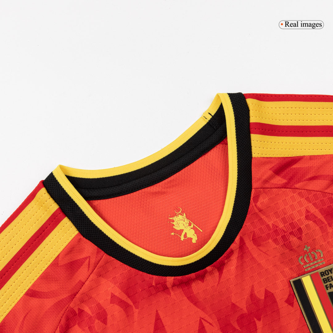 Camiseta de local de Bélgica DE BRUYNE #7 para hombre, Copa Mundial 2026 - Corte ajustado