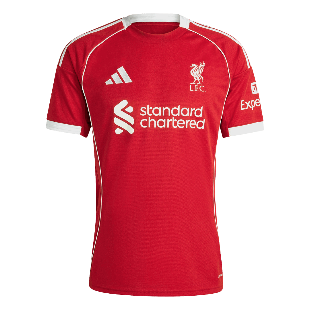 Maillot domicile de Liverpool 2025/26 rouge