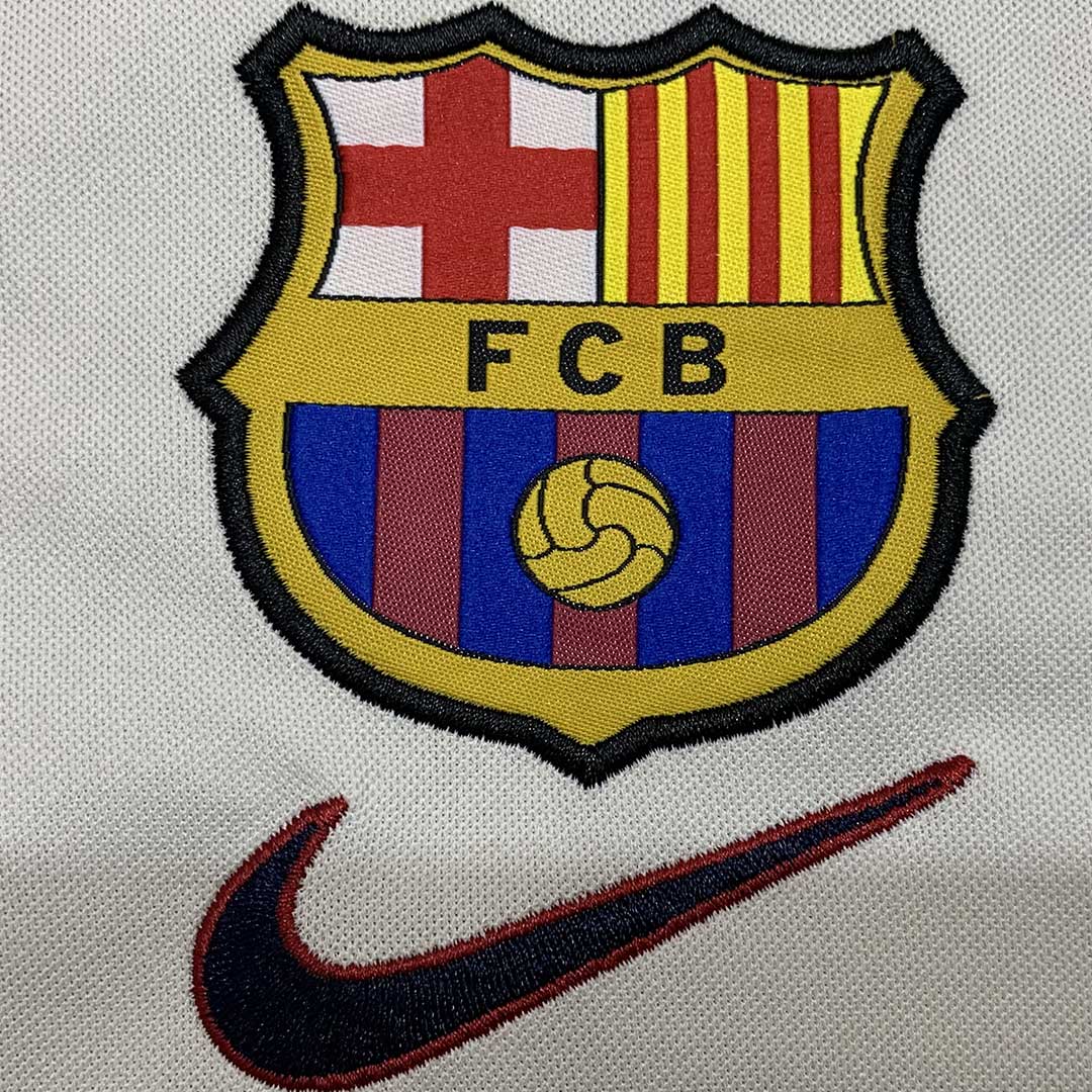 Maillot de foot rétro extérieur Barcelone 1998/99