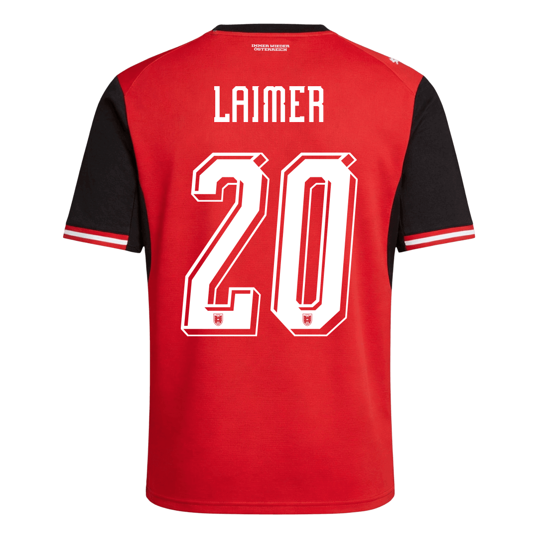 Camiseta de local de Austria LAIMER para hombre, número 20, Copa del Mundo 2026