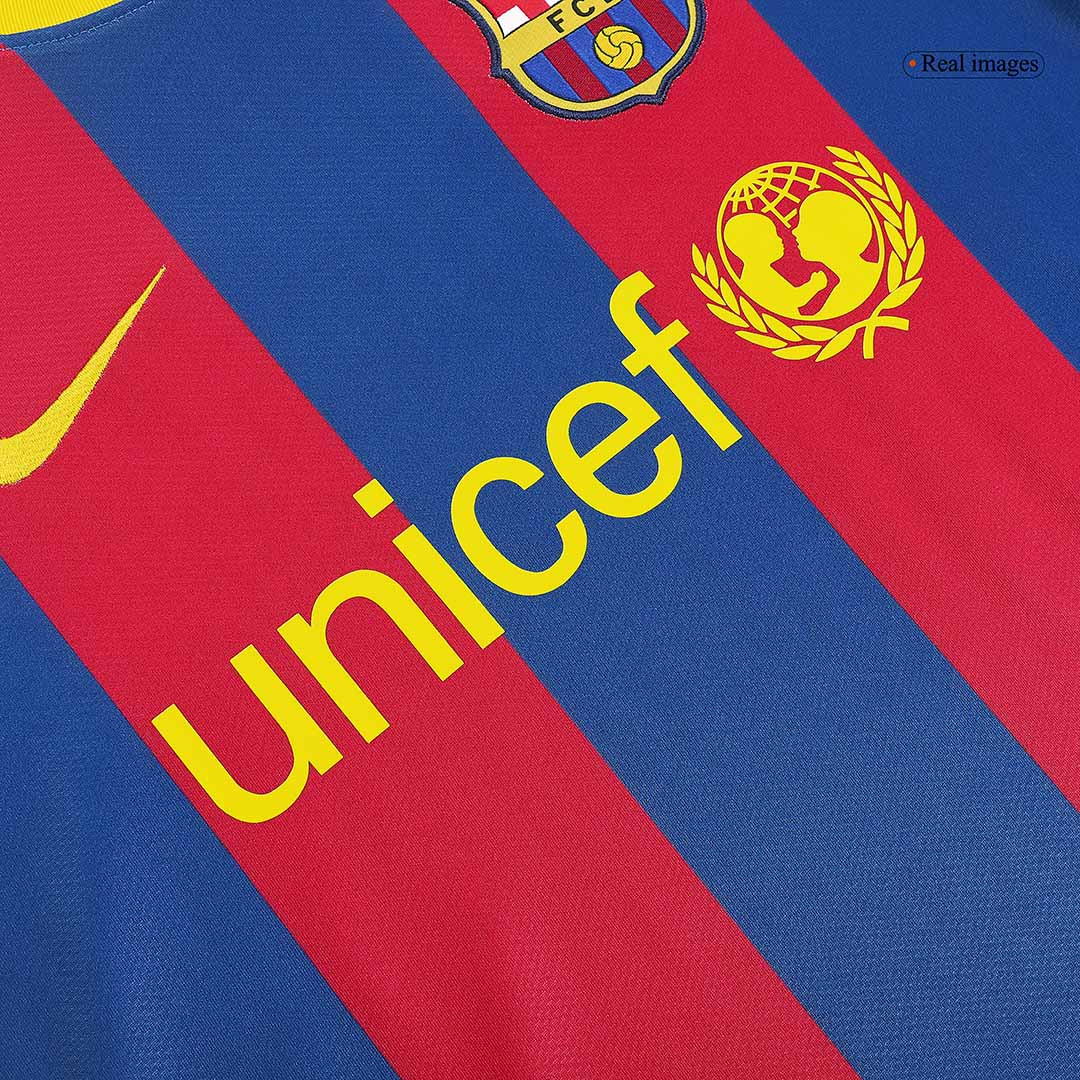 Camiseta de fútbol retro de local del Barcelona 2010/11