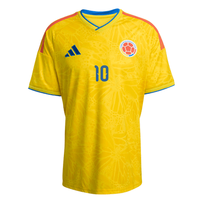 Camiseta de local de Colombia para hombre, JAMES #10, Copa Mundial 2026