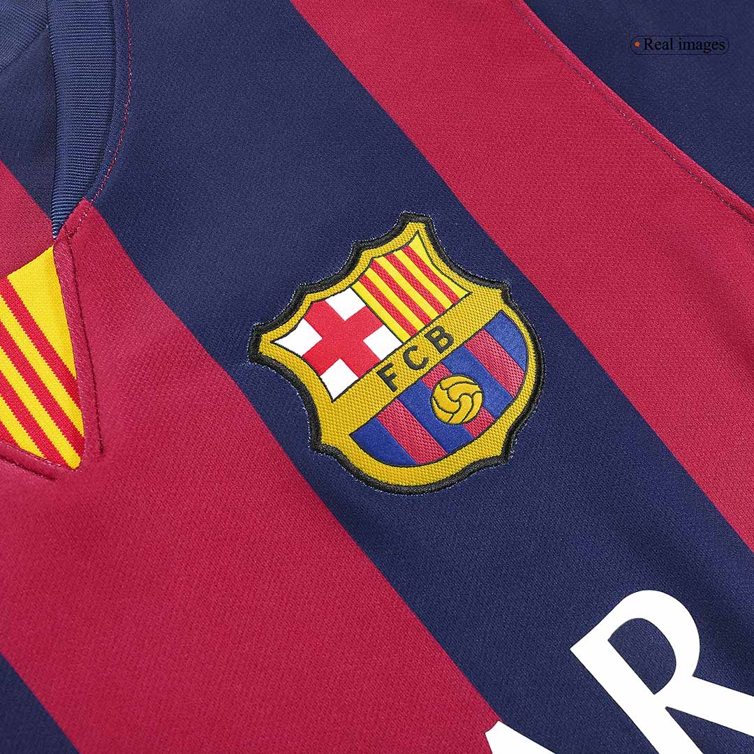 Camiseta de fútbol retro del Barcelona 2014/15 local