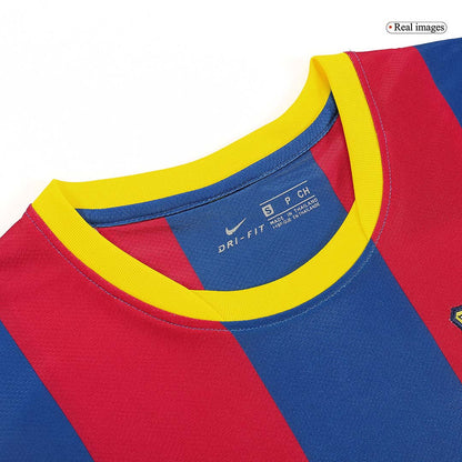 Camiseta de fútbol retro de local del Barcelona 2010/11