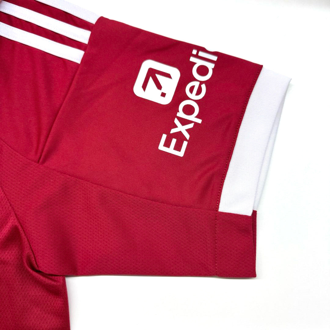 Camiseta de fútbol local del Liverpool 2025/26 roja
