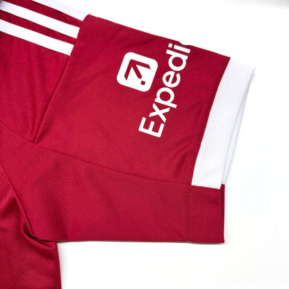 Camiseta de fútbol local del Liverpool 2025/26 roja