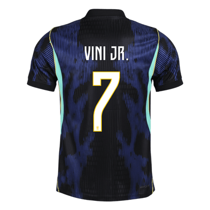 Camiseta de visitante de Brasil VINI JR. #7 para el Mundial 2026 - Corte ajustado