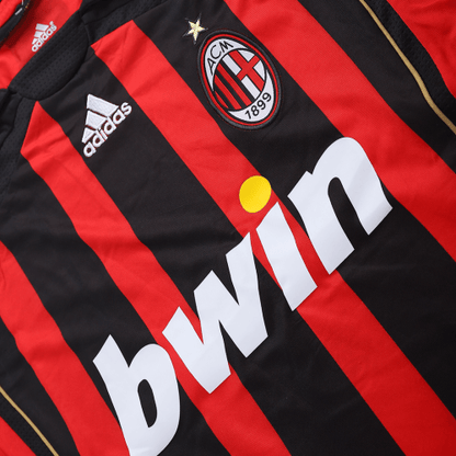 Camiseta de fútbol retro de manga larga de local del AC Milan 2006/07