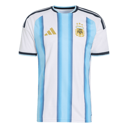Camiseta de local de Argentina para hombre, versión Mundial 2026 - Corte ajustado